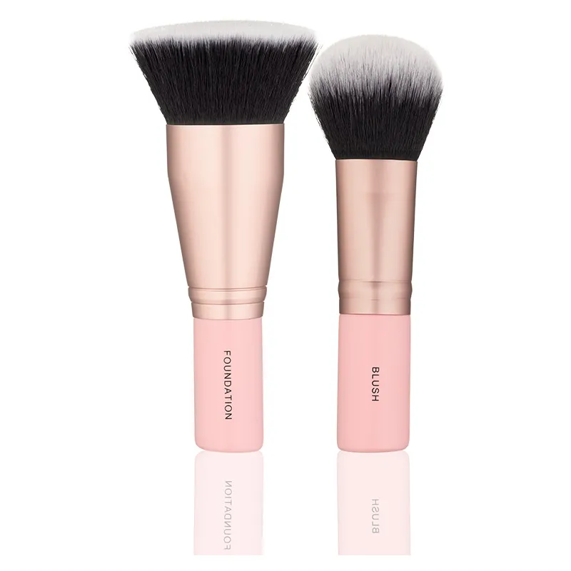 Mon Reve Les Petits Face Set - Σετ 2 Mini Πινέλων Προσώπου για Βάση & Ρουζ