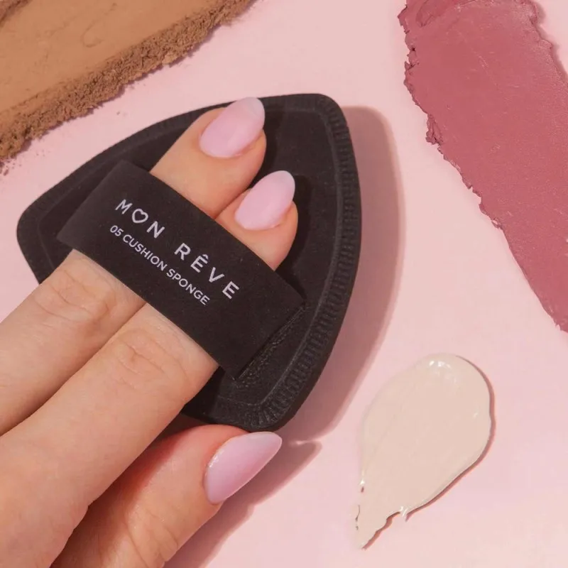Mon Reve Makeup Sponge - Τριγωνικό Σφουγγαράκι Μακιγιάζ για Ακρίβεια & Baking – #05 Triangle Cushion