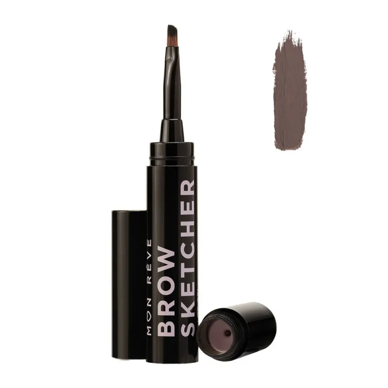 Mon Reve Brow Sketcher - Μακράς Διάρκειας Αδιάβροχο Τζελ Φρυδιών 1.6gr #02 Dark Blond