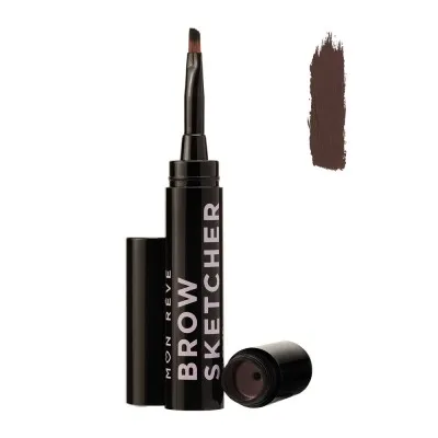 Mon Reve Brow Sketcher - Μακράς Διάρκειας Αδιάβροχο Τζελ Φρυδιών 1.6gr #04 Dark Brown