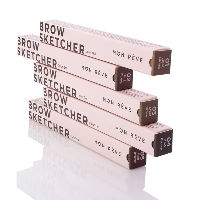 Mon Reve Brow Sketcher - Μακράς Διάρκειας Αδιάβροχο Τζελ Φρυδιών 1.6gr #02 Dark Blond