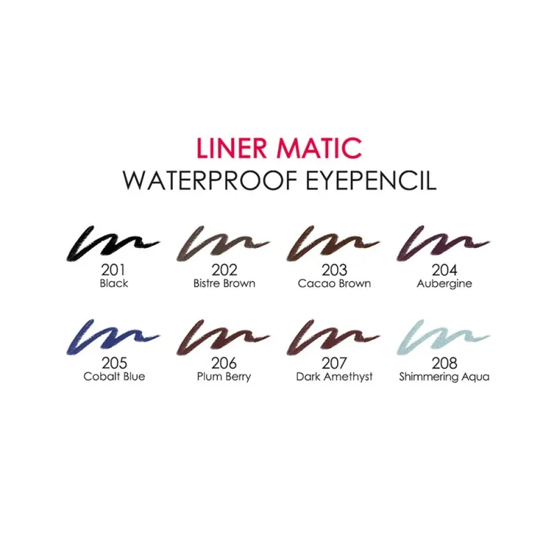 Golden Rose Liner Matic Waterproof Eye Pencil - Αδιάβροχο Μηχανικό Μολύβι Ματιών – #201 BLACK