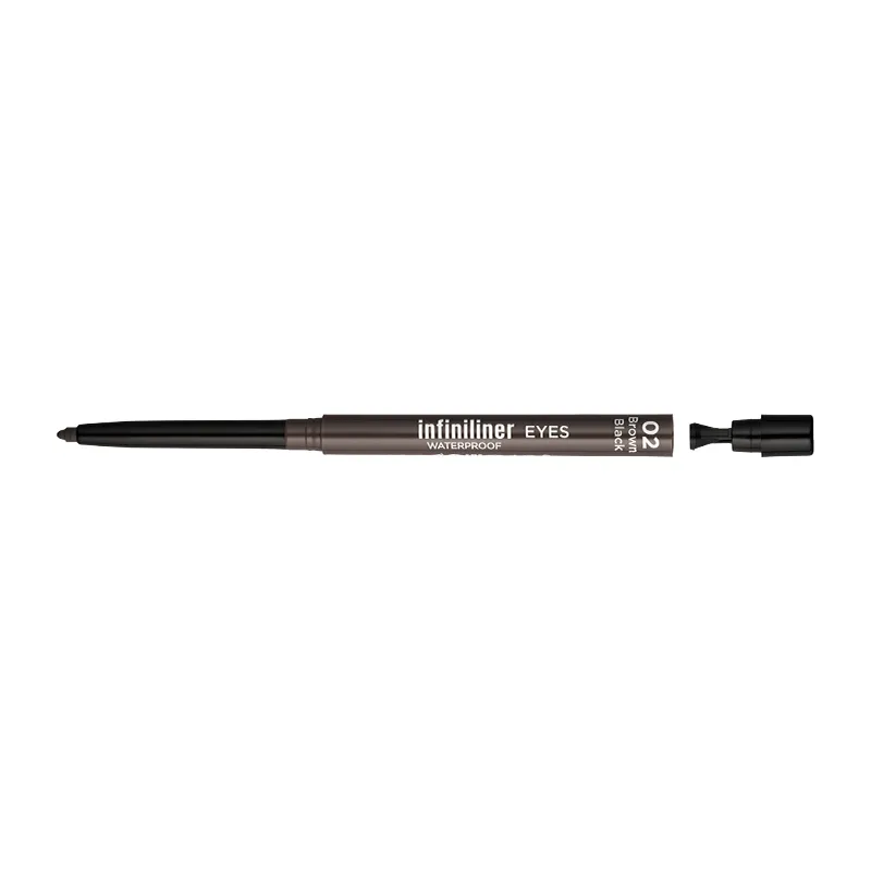 Mon Reve Infiniliner Eye Gel Pencil - Αδιάβροχο Μηχανικό Μολύβι Ματιών Μακράς Διάρκειας 1.2gr – #02 Brown Black
