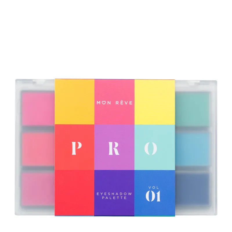 Mon Reve Pro Eyeshadow Palette - Παλέτα Σκιών 15 Αποχρώσεων 15gr #Vol 01