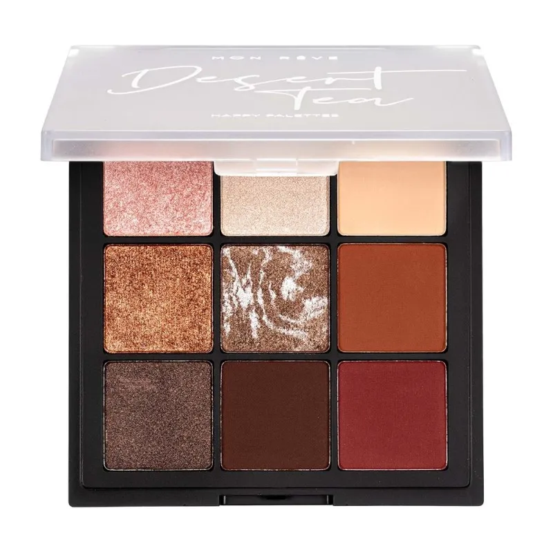Mon Reve Happy Palettes - Παλέτα Σκιών 9 Αποχρώσεων 15gr #07 Desert Tea