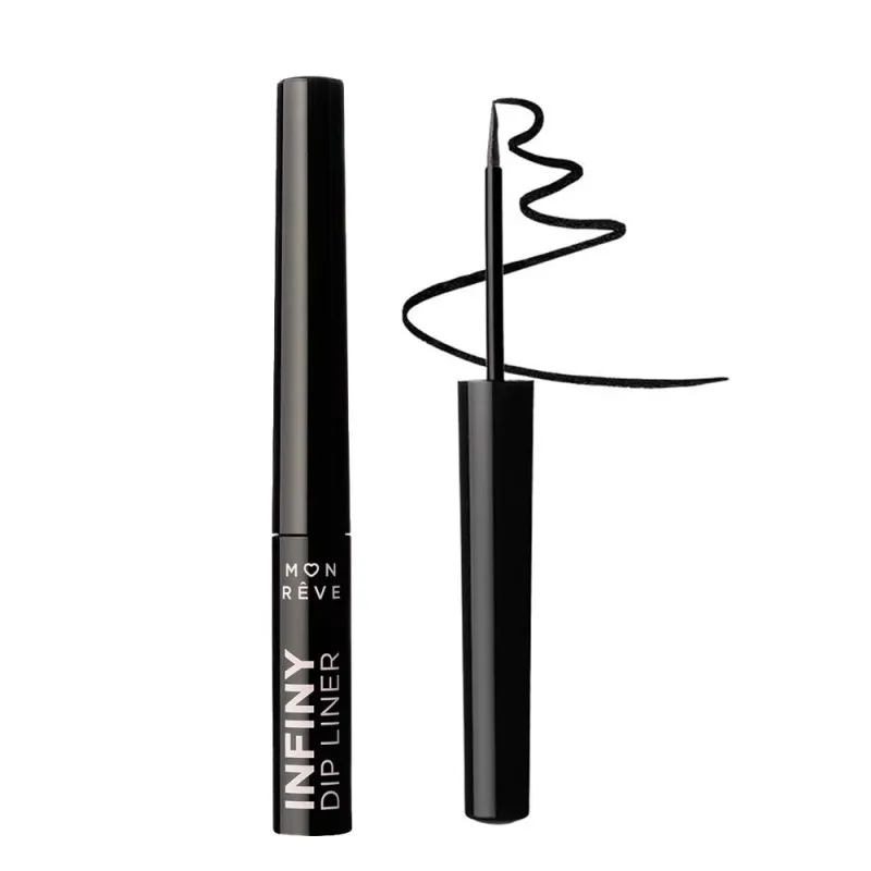 Mon Reve Infiny Dip Liner - Αδιάβροχο Υγρό Eyeliner Μεγάλης Διάρκειας 2ml #01 Black
