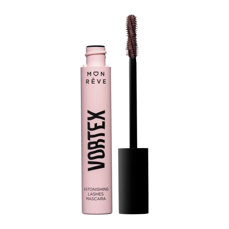 Mon Reve Vortex Mascara - Μάσκαρα για Έντονο Όγκο & Απόλυτο Διαχωρισμό 12ml #02 Real Brown