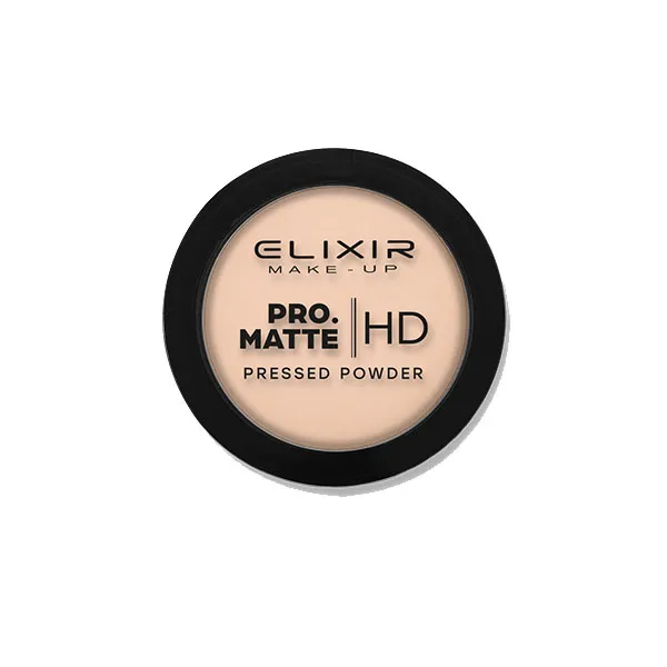 Elixir Πούδρα – PRO. MATTE Pressed Powder HD 9g – #204 (Latte Coffee)