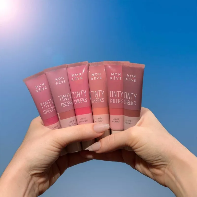 Mon Reve Tinty Cheeks 14ml - Υγρό Ρουζ Μακράς Διάρκειας – #01