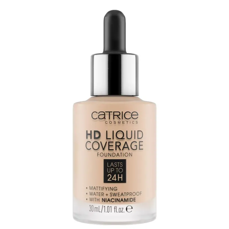 Catrice HD Liquid Coverage Liquid Make Up Foundation 30ml #010 Light Beige