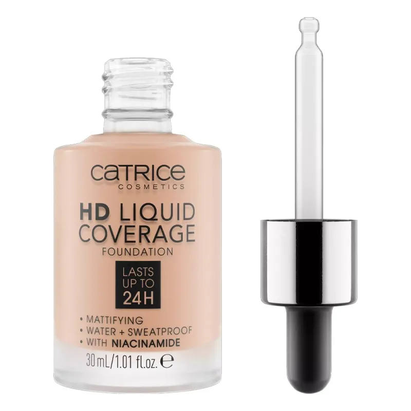 Catrice HD Liquid Coverage Liquid Make Up Foundation 30ml #020 Rose Beige