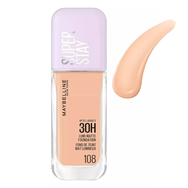 Maybelline Super Stay Lumi Matte Liquid Make Up Foundation 35ml #108