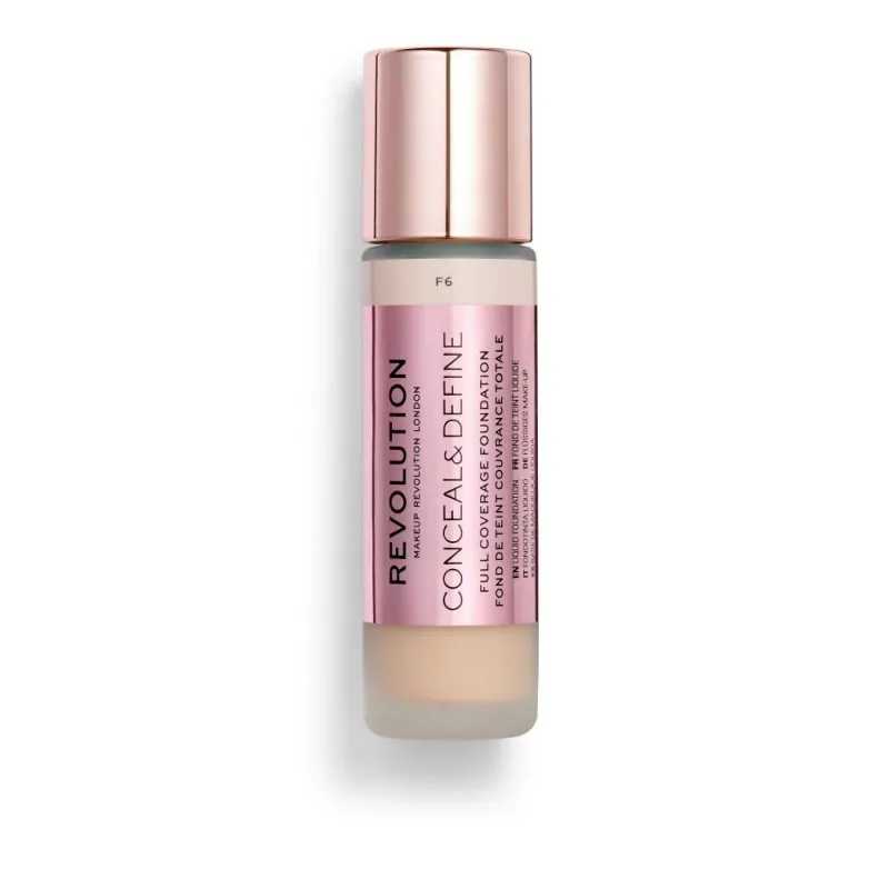 Makeup Revolution Conceal & Define Full Coverage Foundation 23ml #F6