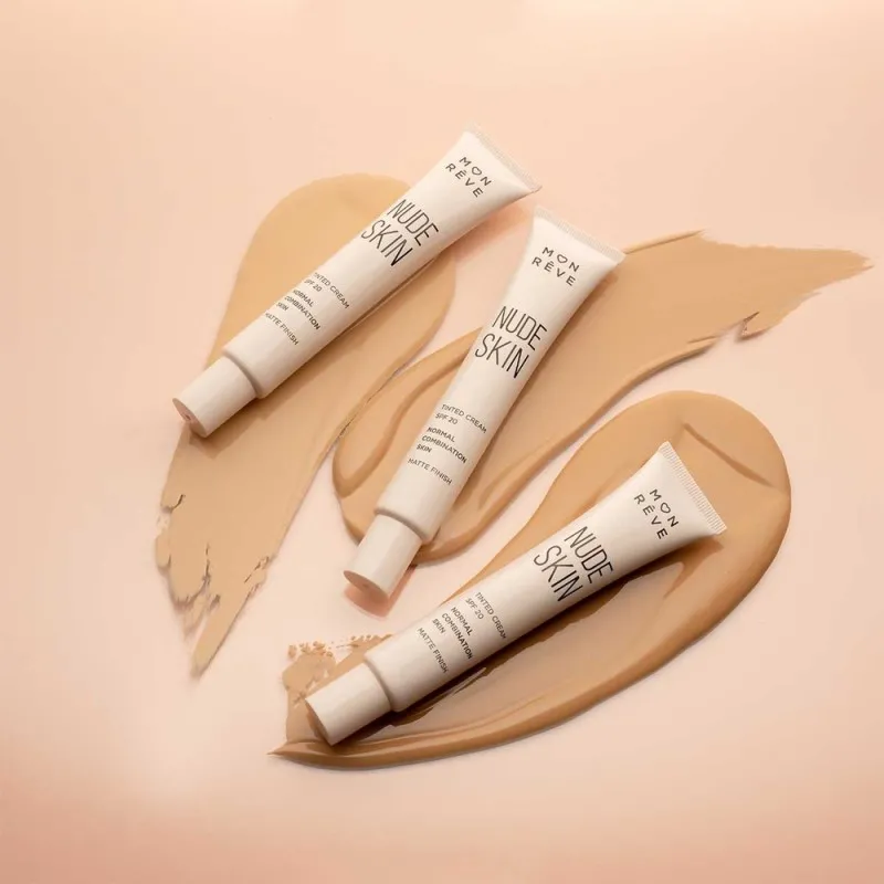 Mon Reve Nude Skin Normal to Combination Skin SPF 20 - Κρέμα με Χρώμα για Φυσικό Ματ Αποτέλεσμα 30ml #101 (LIGHT)