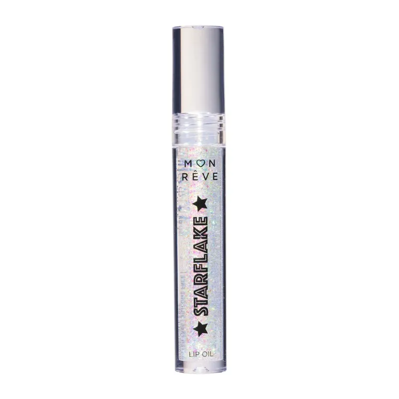 Mon Reve Starflake Lip Oil - Ενυδατικό Έλαιο Χειλιών με Πολυδιάστατη Λάμψη 4gr – #01 FAIRY SPELL