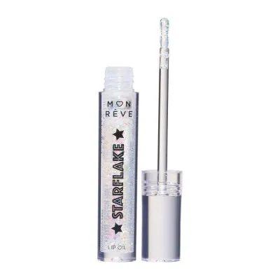 Mon Reve Starflake Lip Oil - Ενυδατικό Έλαιο Χειλιών με Πολυδιάστατη Λάμψη 4gr – #01 FAIRY SPELL