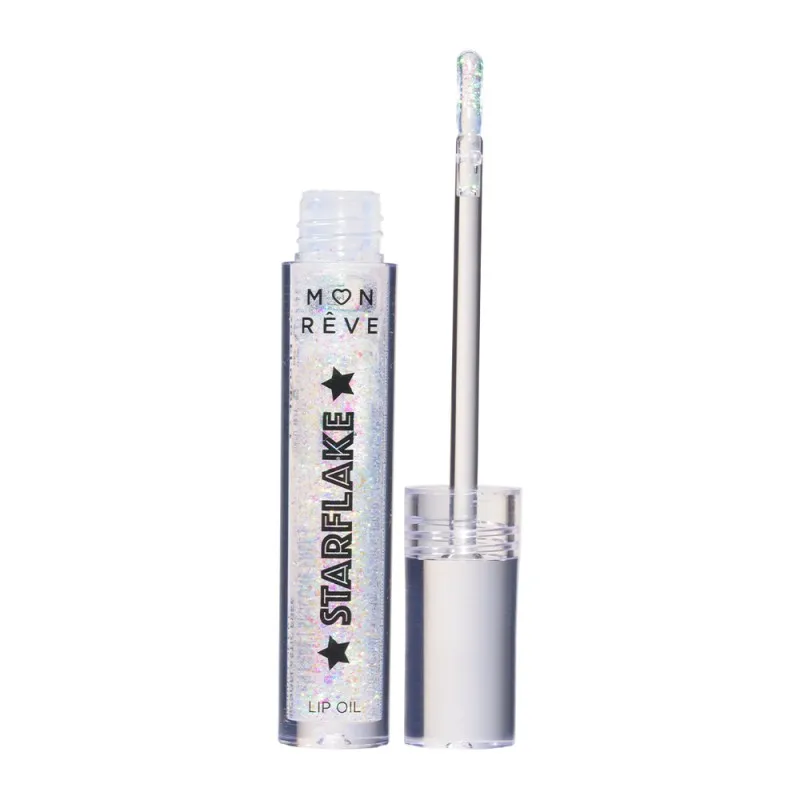 Mon Reve Starflake Lip Oil - Ενυδατικό Έλαιο Χειλιών με Πολυδιάστατη Λάμψη 4gr – #01 FAIRY SPELL