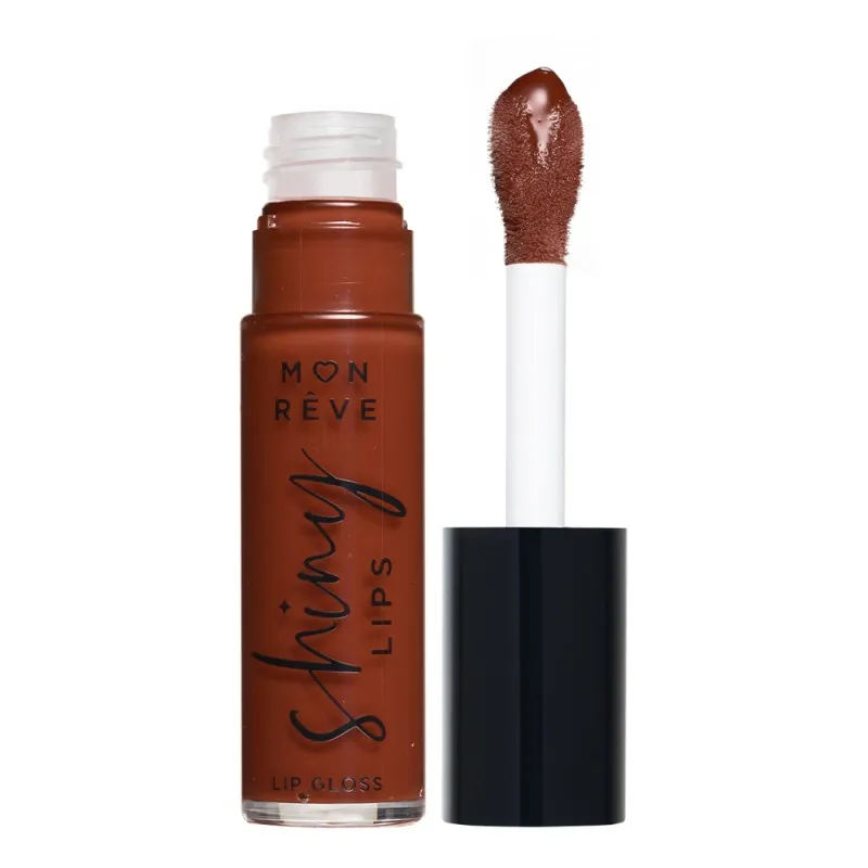 Mon Reve Shiny Lips - Ενυδατικό Lip Gloss για 3D Λάμψη & Όγκο 5ml – #14 SALTED CARAMEL