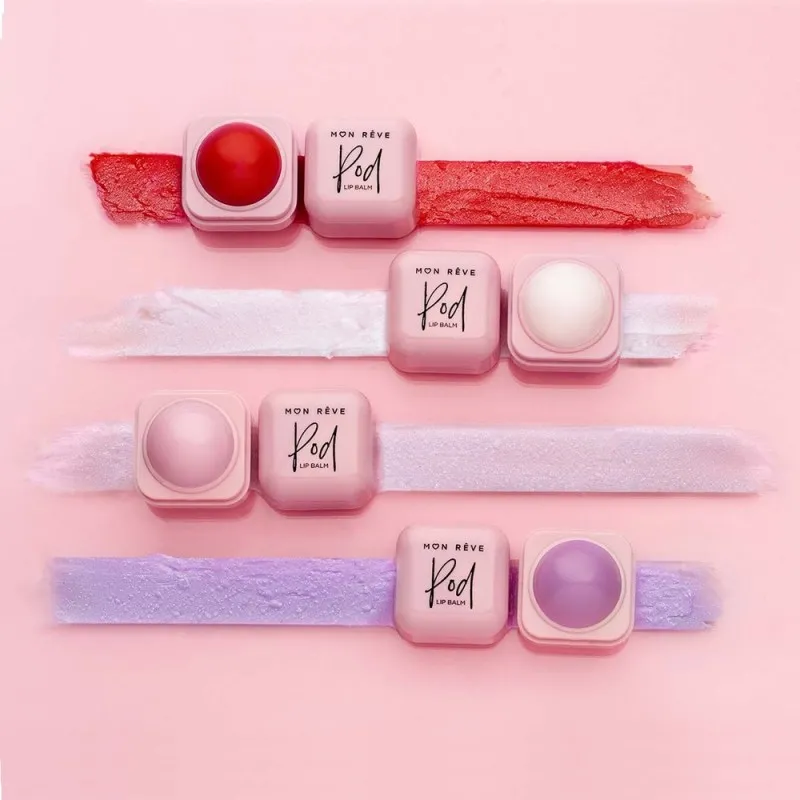 Mon Reve Lip Balm Pod - Ενυδατικό Lip Balm με Λάδι Καρύδας 5gr – #01 Strawberry
