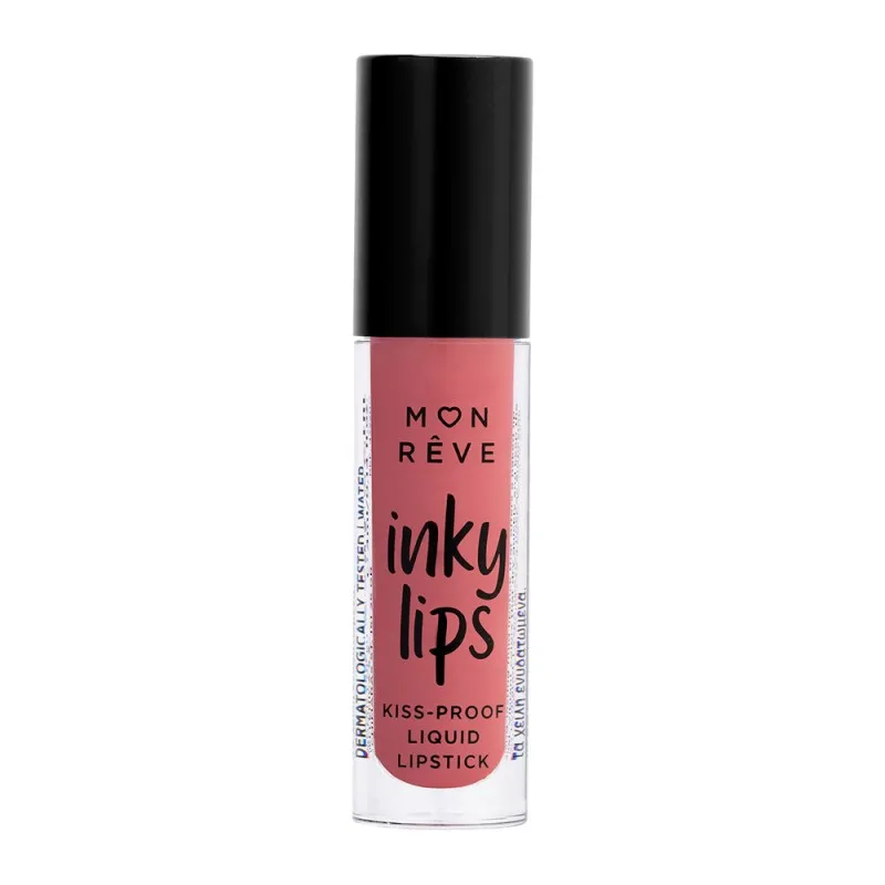 Mon Reve Inky Lips - Εξαιρετικά Σταθερό Υγρό Ματ Κραγιόν 4ml #02
