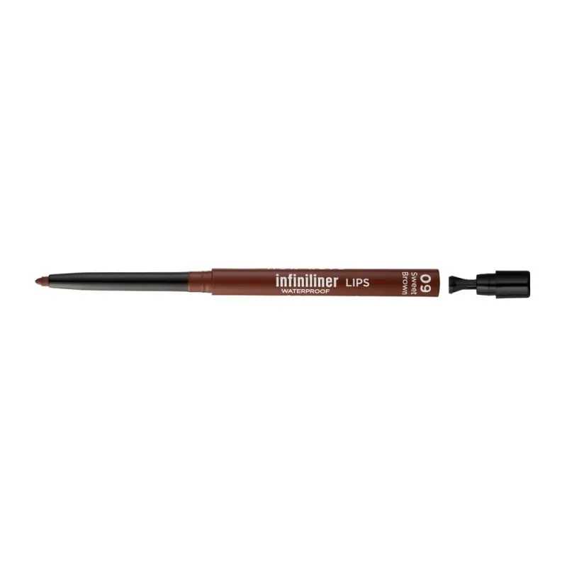Mon Reve Infiniliner Gel Lip Pencil - Αδιάβροχο Μηχανικό Μολύβι Χειλιών 1.2gr – #09 Sweet Brown