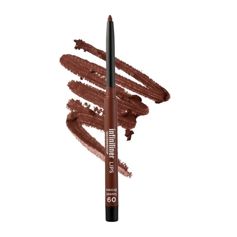 Mon Reve Infiniliner Gel Lip Pencil - Αδιάβροχο Μηχανικό Μολύβι Χειλιών 1.2gr – #09 Sweet Brown