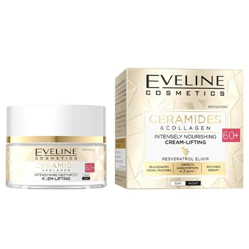 Eveline Ceramides & Collagen Intensively Nourishing Lifting Cream Day & Night 60+ (50ml)