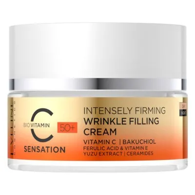 Eveline Bio Vitamin C Sensation 50+ Intensively Firming Cream 50ml - Συσφικτική & Αντιρυτιδική Κρέμα